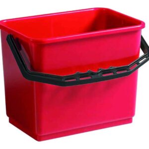 Seau polyethylene rouge capacite 6 l - DME