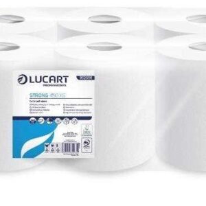 Bobine a devidage central 450fts pure ouate blanc ecolabel les 6 rouleaux - LUCART