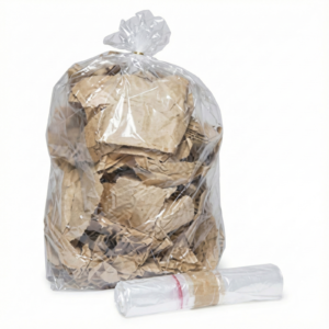 Sac 110l transparent 55 microns / le carton de 200 - PROMOSAC - Sac poubelle 110 litres